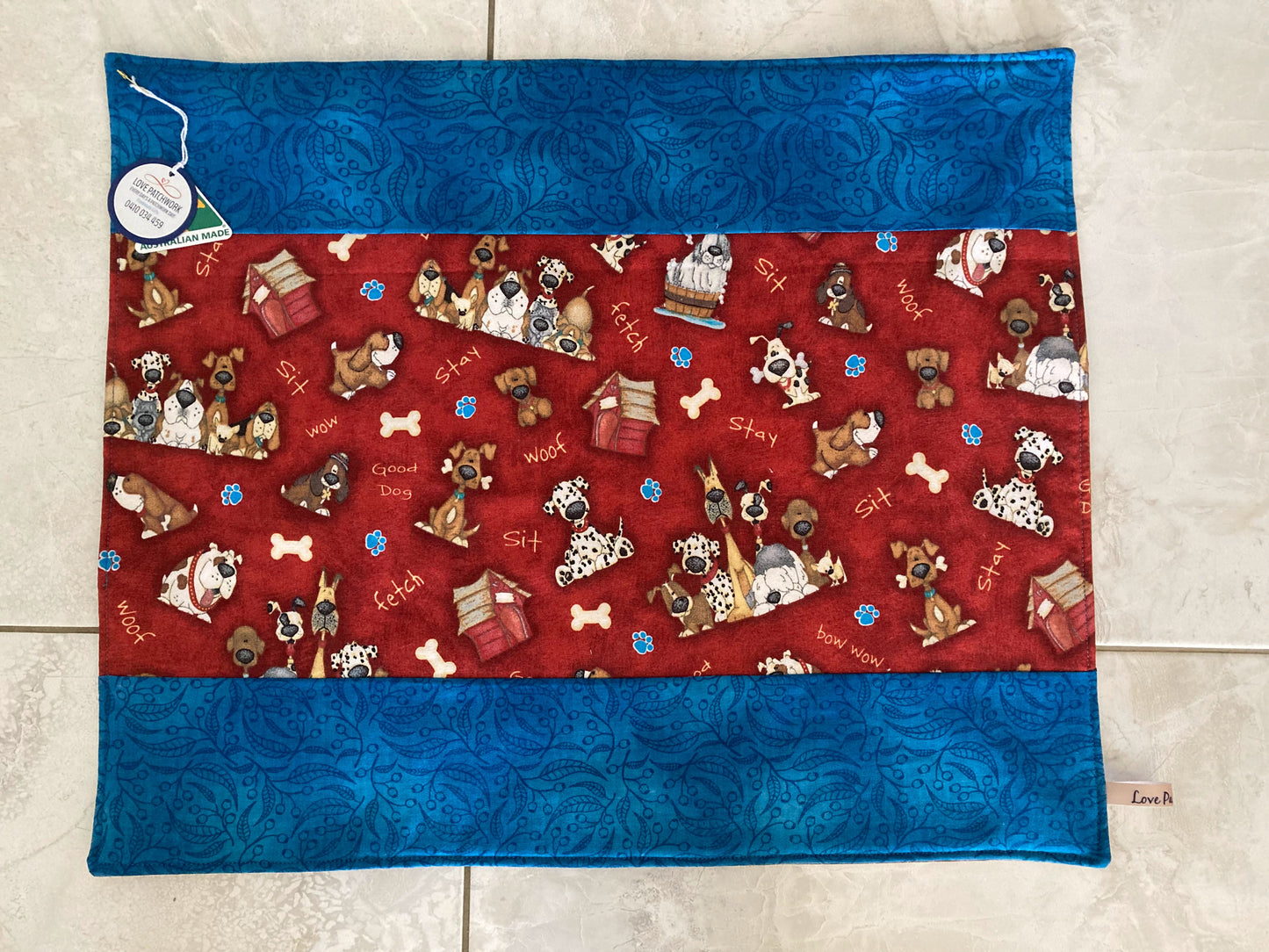 Pet Placemats - Reversible Dogs (Set of 2)
