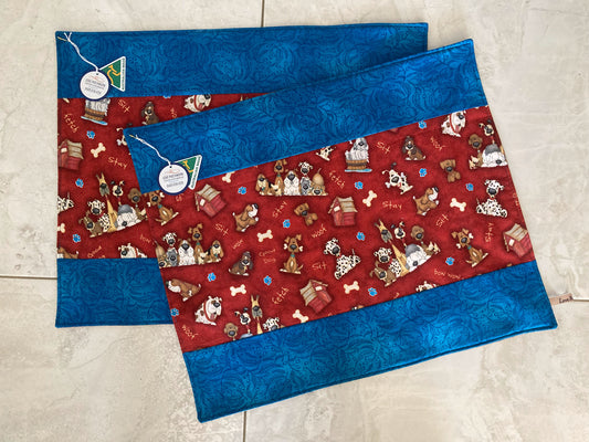 Pet Placemats - Reversible Dogs (Set of 2)