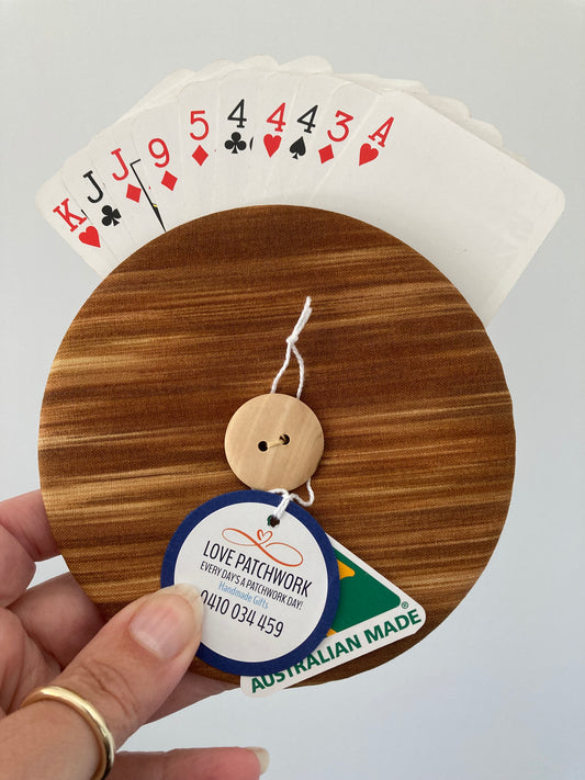 Helping Hand Playing Card Holder from recycled CD or DVD great for children to hold multiple cards or someone with arthritic hands