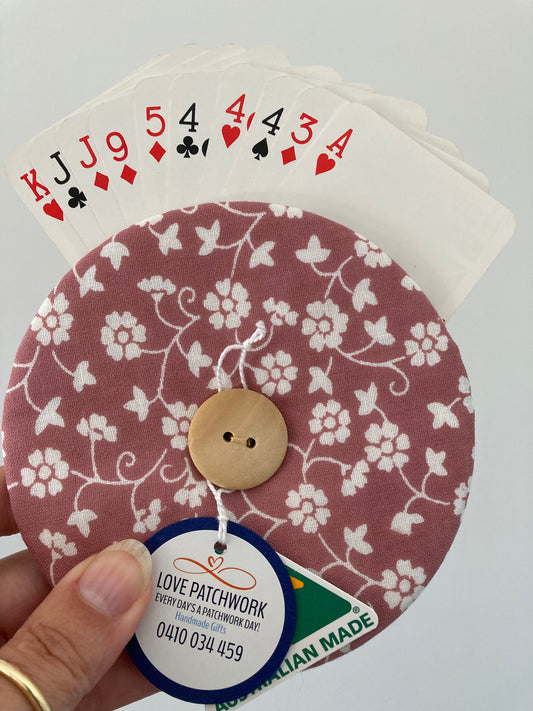 Helping Hand Playing Card Holder from recycled CD or DVD great for children to hold multiple cards or someone with arthritic hands