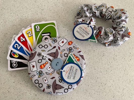 Gift Sets - Helping Hand Playing Card Holder & Hair Scrunchie (Harry Potter design)