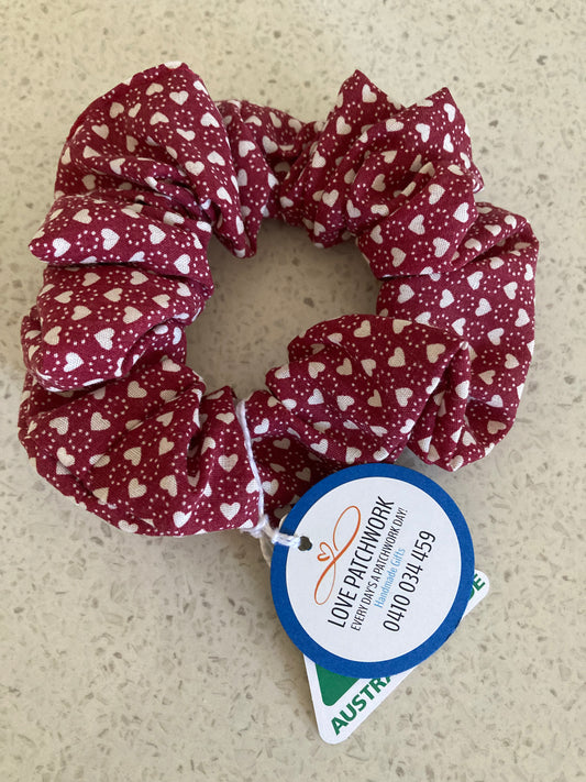 Hair Scrunchie - Hearts