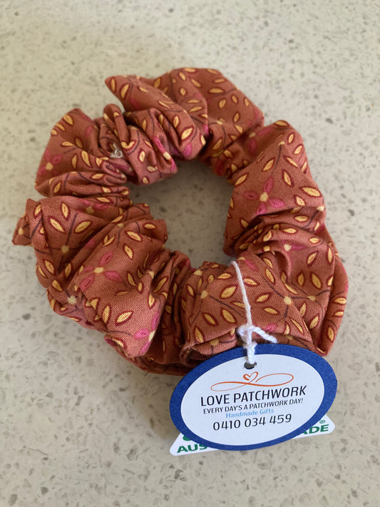Hair Scrunchie - Brown