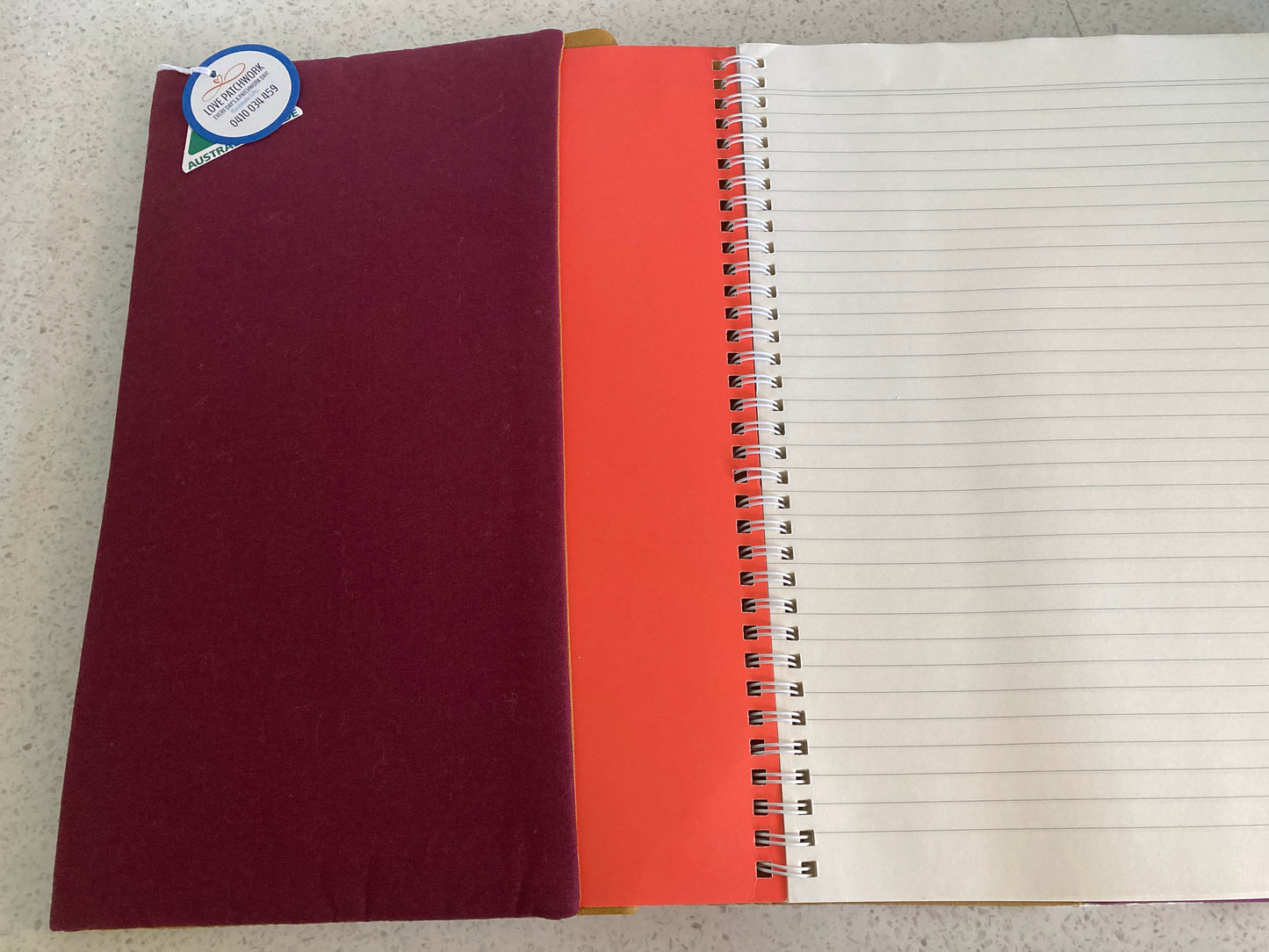 Embroidered Recipe Journal