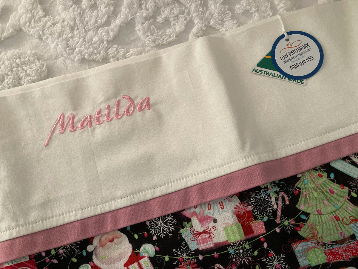 Personalised Christmas Sack - Custom Name Gift Bag